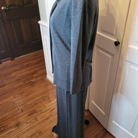 Vintage 90s/Y2K Gray Blouse and Skirt Set Will Smith M/S Retro Office Minimalist - Picture 16 of 16